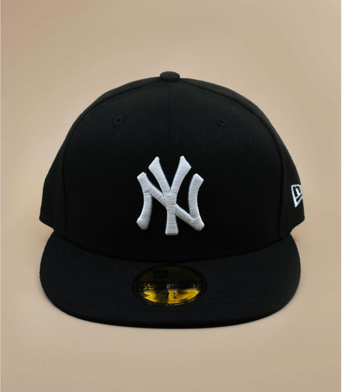 MLB Basic NY 59Fifty black white New Era